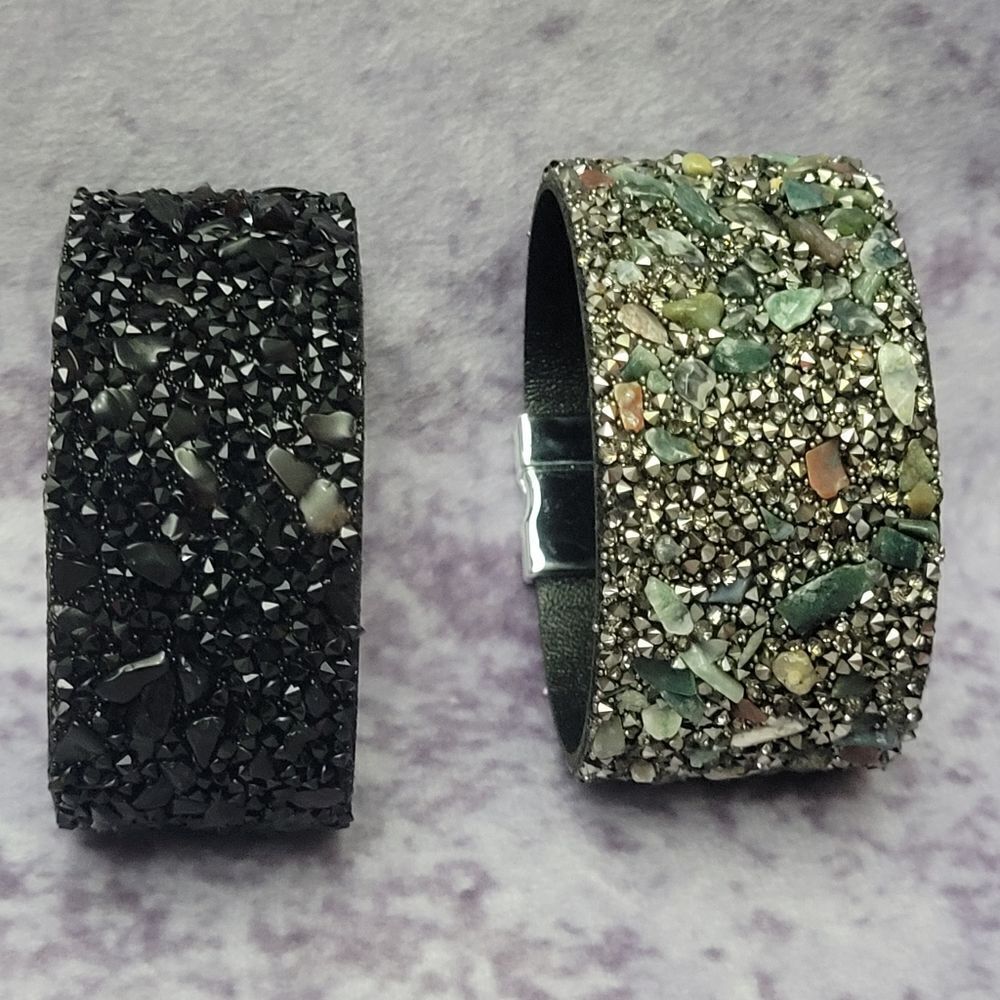 Gem and Crystal Bracelets
